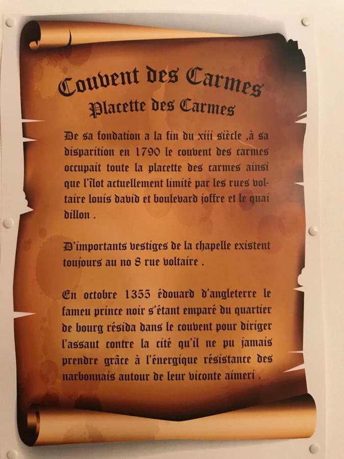 Chambre Familiale Du Couvent Narbonne Dış mekan fotoğraf